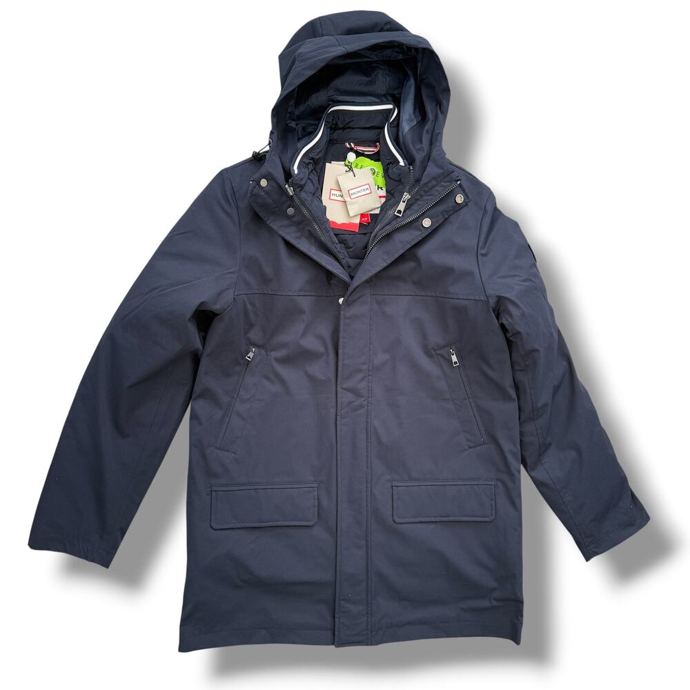 Hunter Mens Birchen Premium 3-in-1 Jacket Size Medium Night Sky Blue